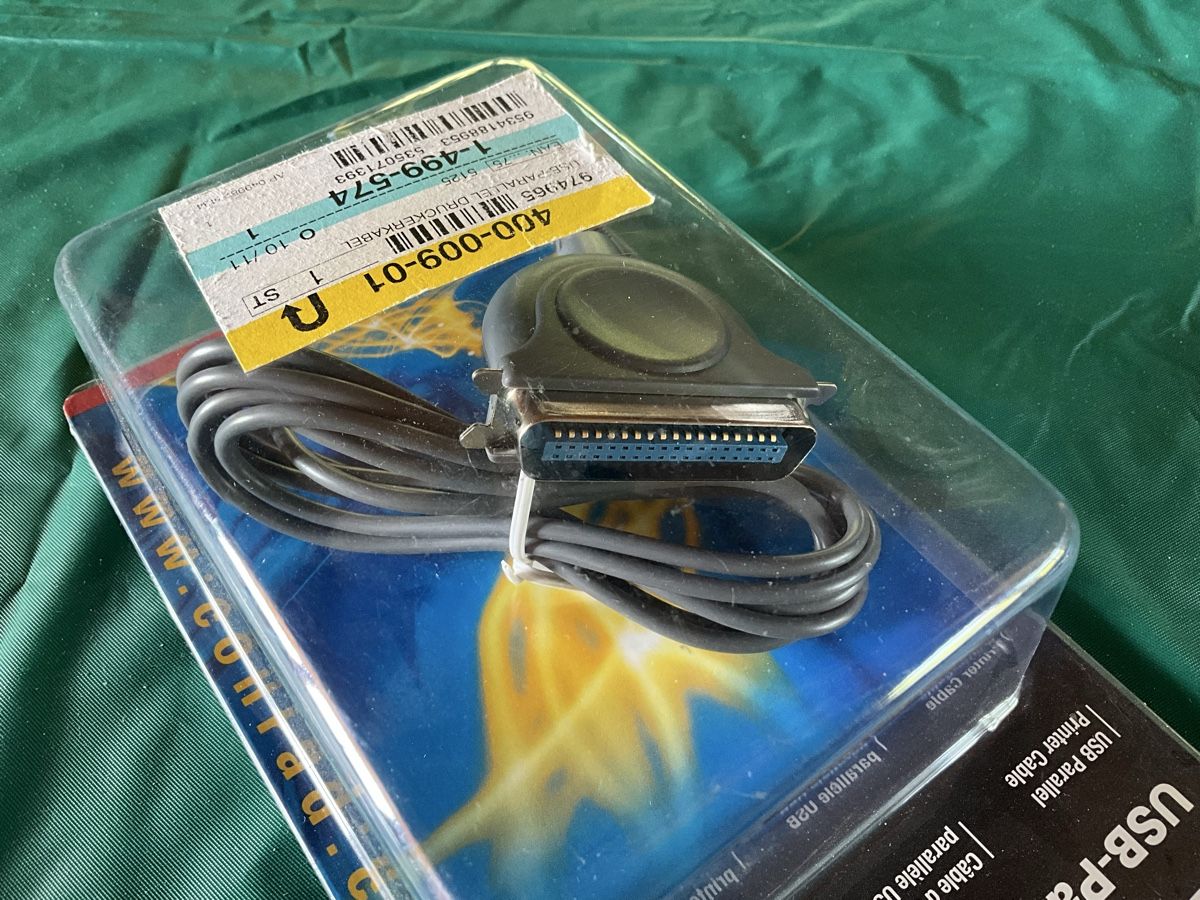 Kabel: USB-A Parallel Druckerkabel Centronics IEEE 1284 – Neu und originalverpackt aus Berneck von deepdriller 1