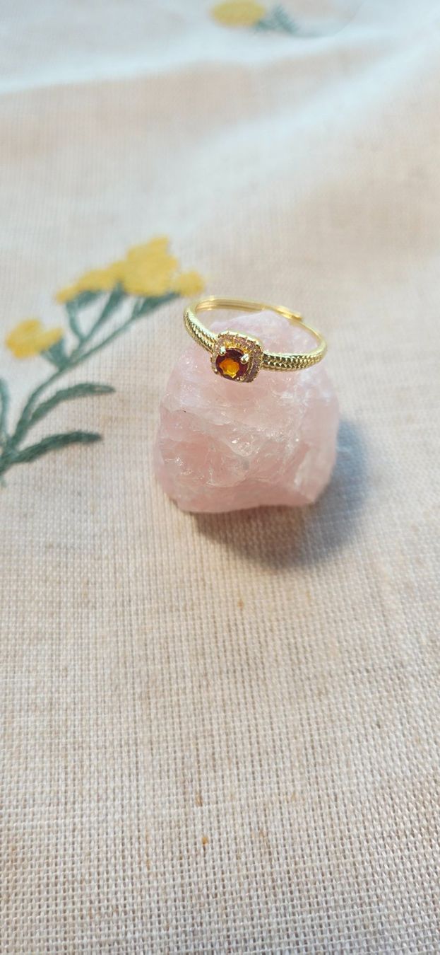 Anelli: NEW - S925 Citrine Ring (Adjustable) – Nuovo (secondo la descrizione) da Zürich venduto da cin_wcf6 3