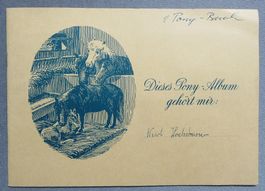 altes Pony-Album / Bally Arola  Schuhaus Bally-Falken Zürich