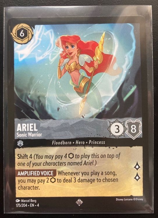 Lorcana Disney - ARIEL 175/204 EN 4 - Super Rare | Kaufen auf Ricardo