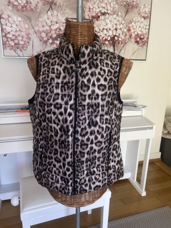 Leopardenmuster Veste, S