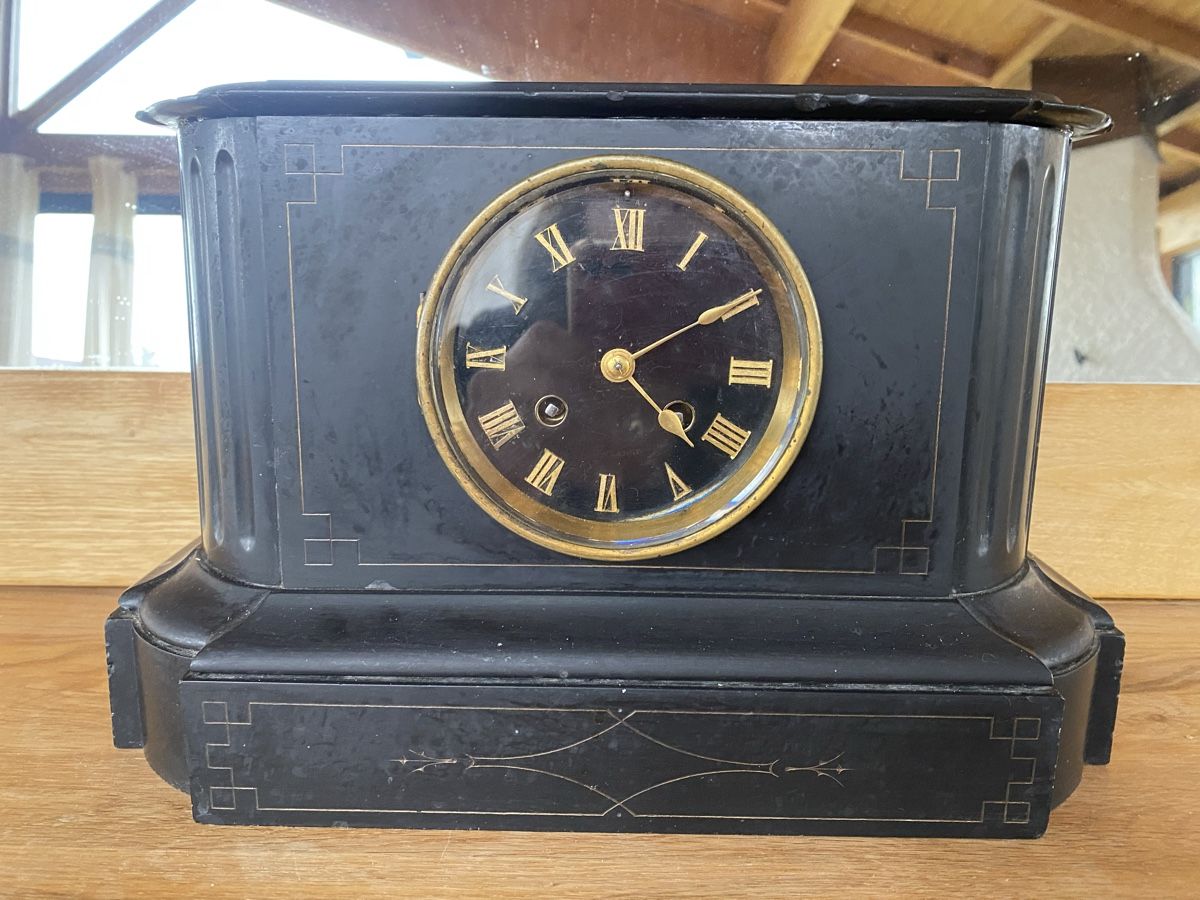 Stand- & Wanduhren: RARE À LA VENTE Horloge pendule de cheminée ancienne – Gebraucht aus Genève von pilarina 4