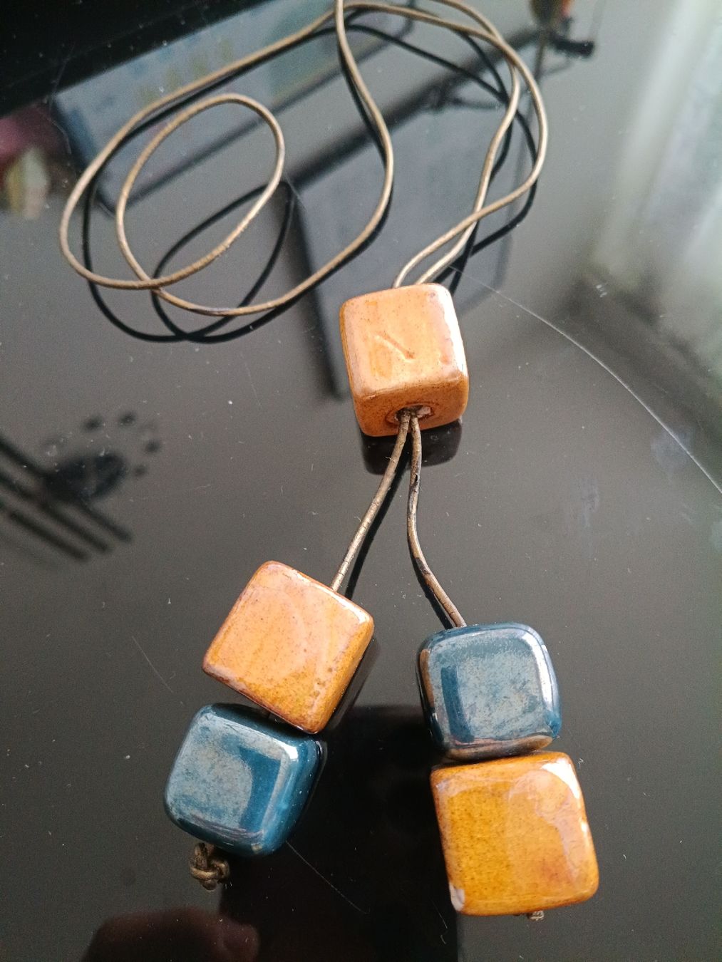 Catenine: Glass cubes necklace – Usato da Zürich venduto da cat_9cvz