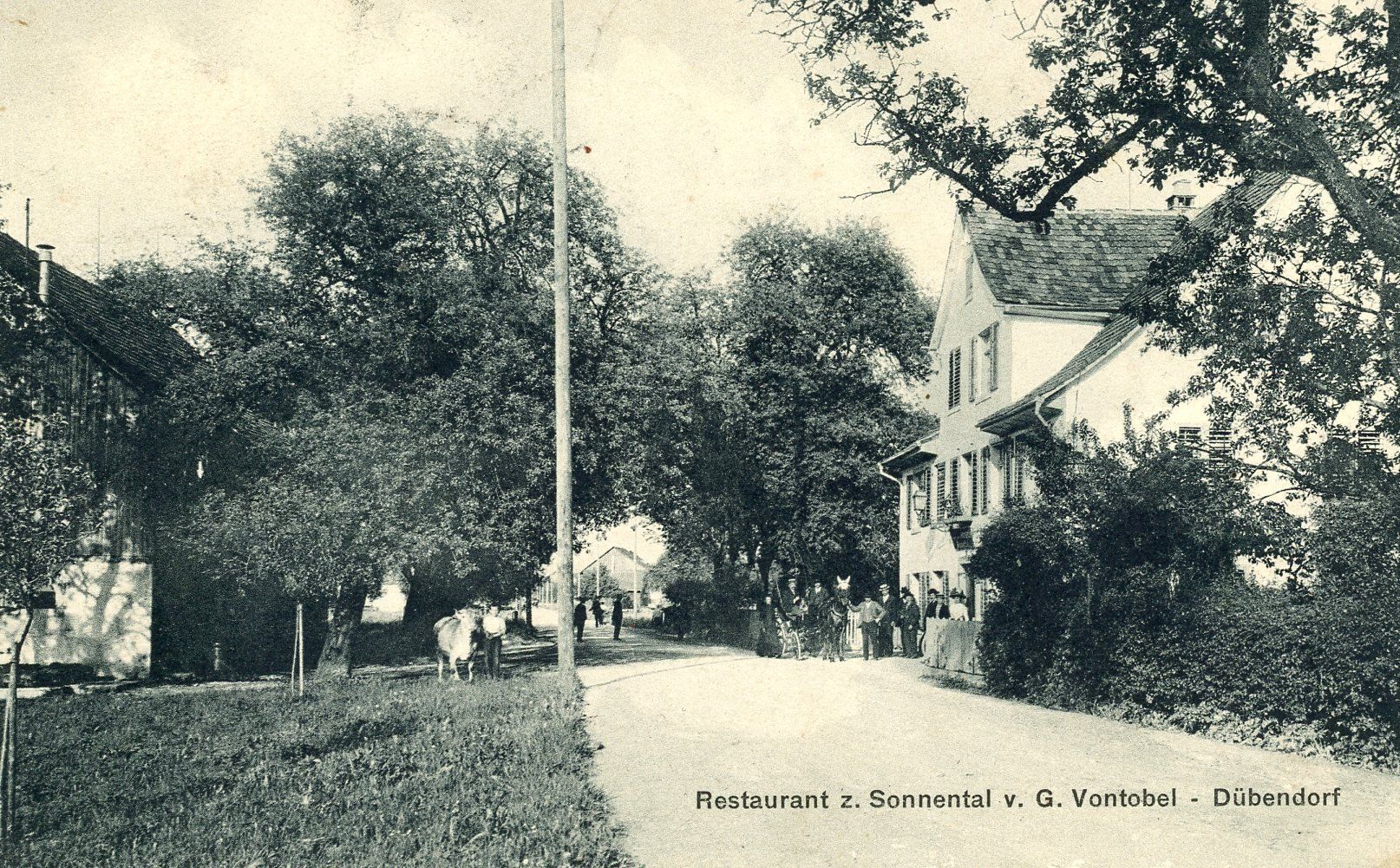 Cartoline postali: Dübendorf - Rest. z. Sonnental – Usato da Einsiedeln venduto da otm_7s5v