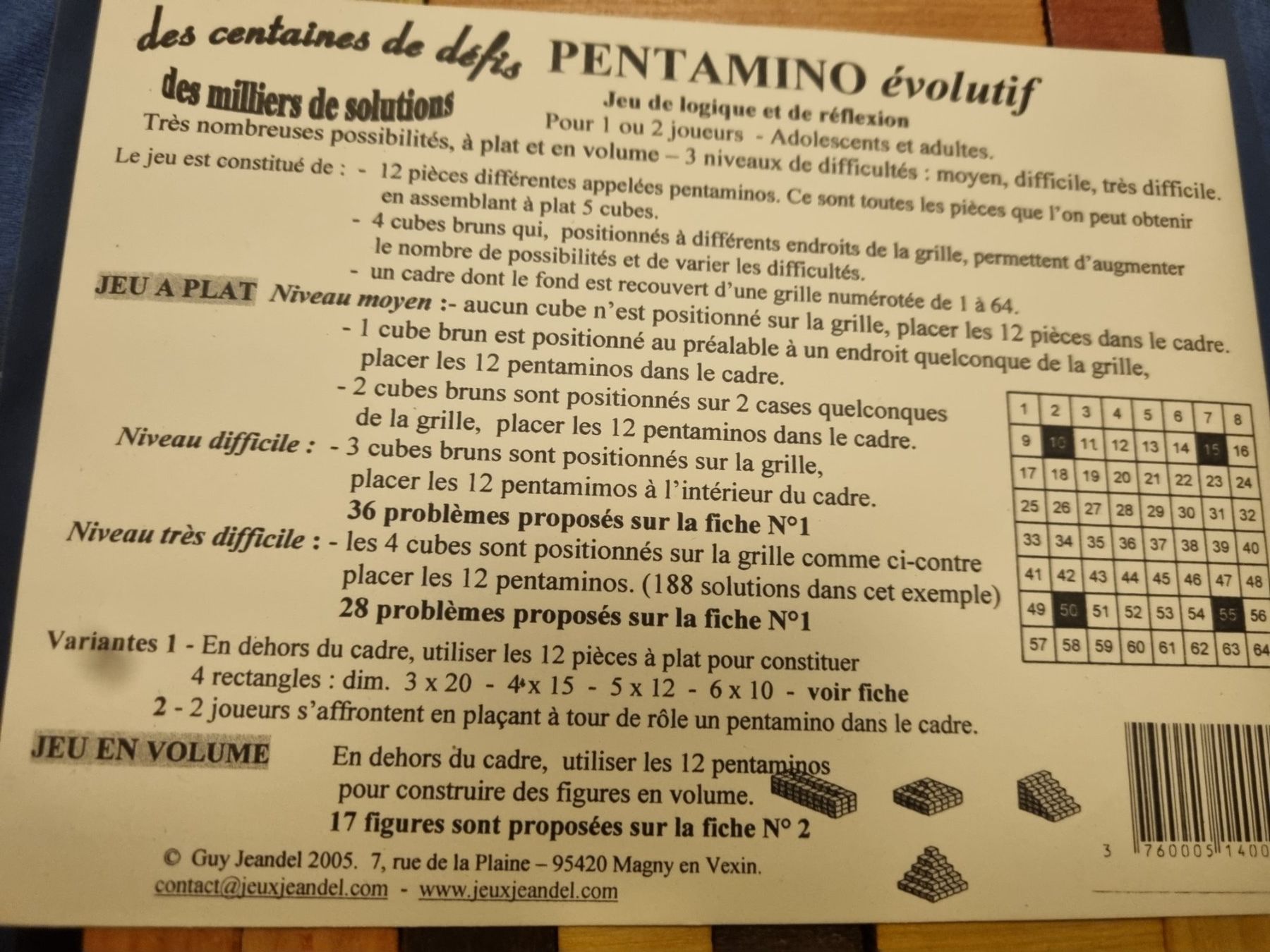 Giochi: Pentamino évolutif - Jeu de réflexion en bois – Usato da Fribourg venduto da jarmilka 4