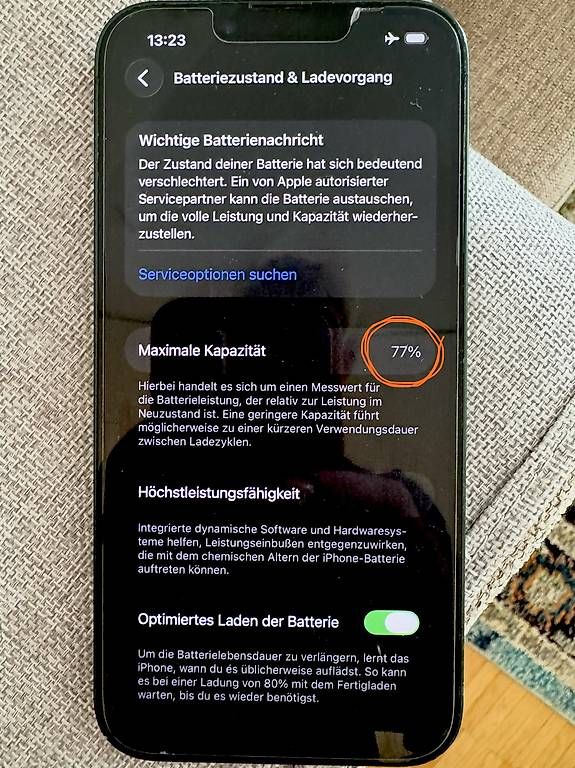 Telefoni cellulari / Smartphones: Top Iphone 13, 128GB, green – Usato da Zürich venduto da Csonne 3