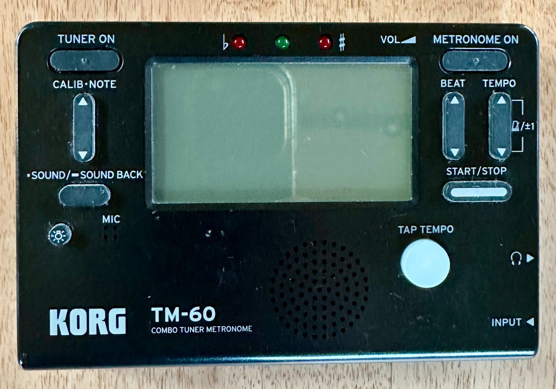 Korg Messen: KORG TM-60 Combo Tuner Metronome – Gebraucht aus Hergiswil NW von Klimsen