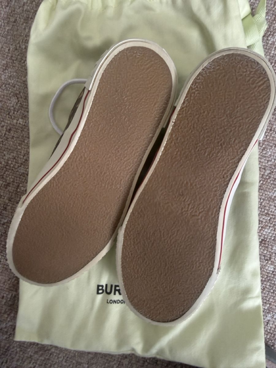Burberry Scarpe da uomo: Burberry Monogram Stripe E-canvas Sneake – Nuovo (secondo la descrizione) da Wohlen AG venduto da rol_8r5l 3
