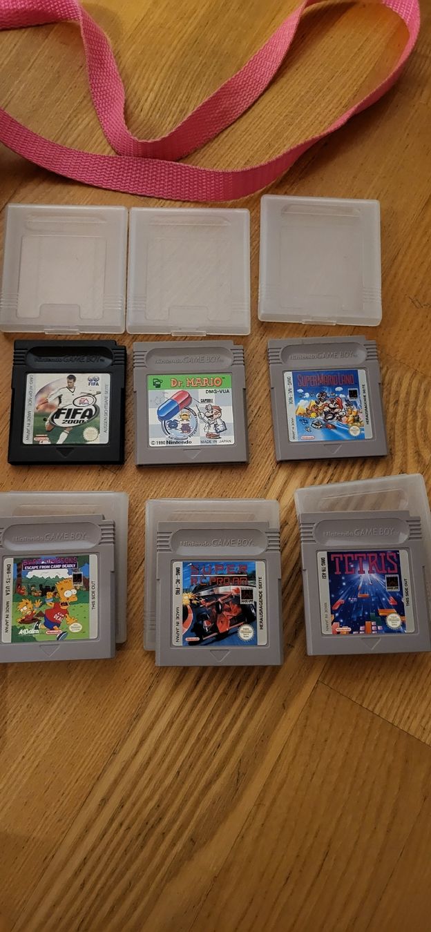 Nintendo Console: Game Boy mit 6 Spielen und Etui – Usato da Biglen venduto da Angel800 3