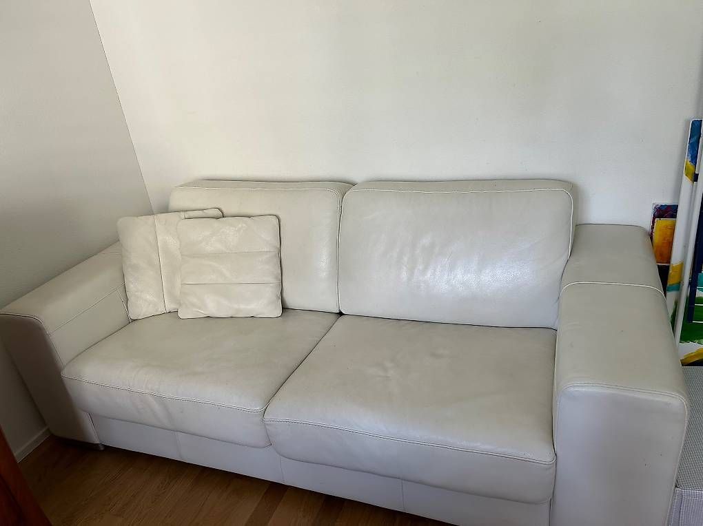 Divani: Lederbettsofa in weiß – Usato da Meilen venduto da Hawaii2222 1