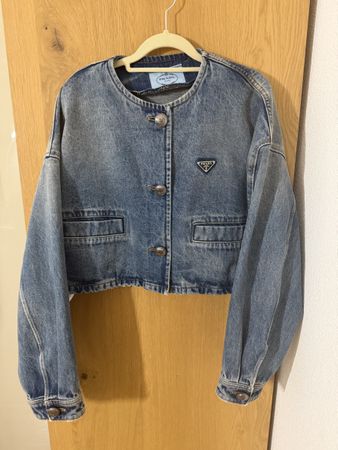 PRADA cropped denim jacket gr. IT 42 (S/M)