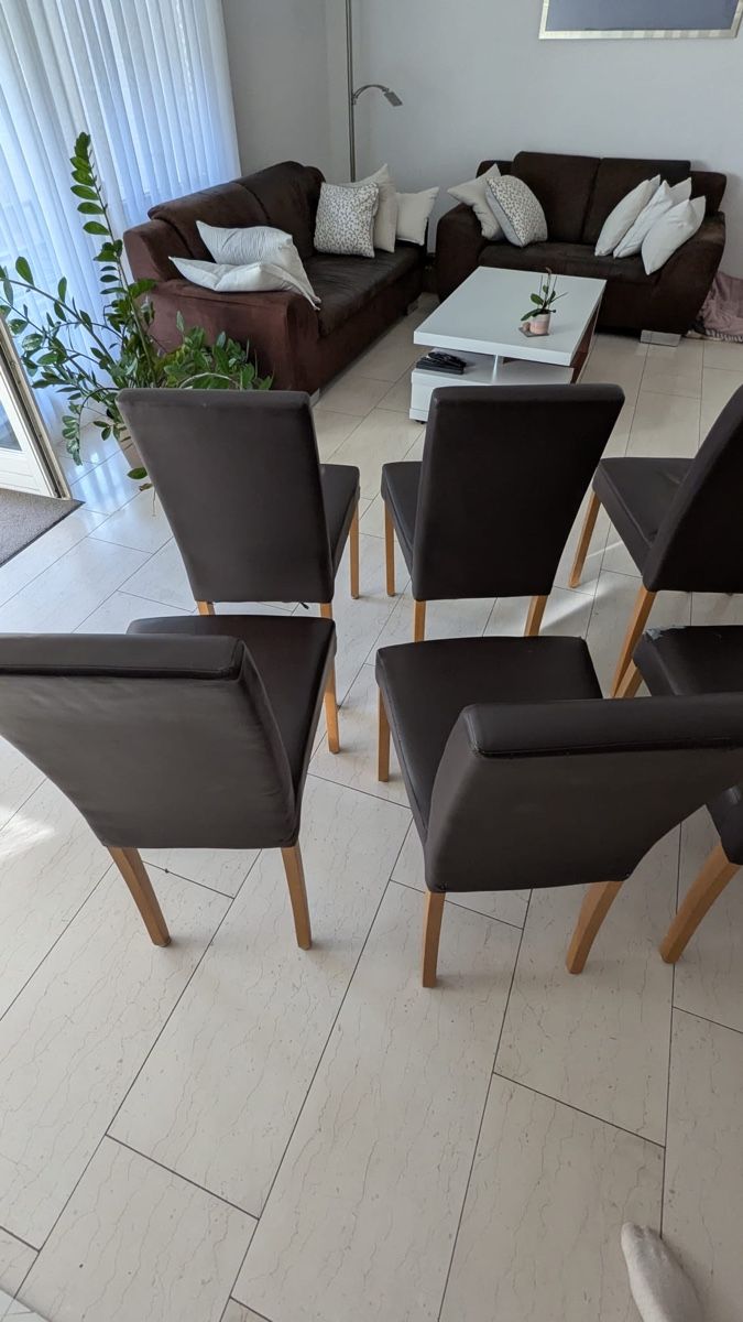 Sedie: 8x Stühle braun – Usato da Bünzen venduto da noemi_3105 6