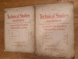 Antike Technical Studies Klavier Forte Buch 5 + 6