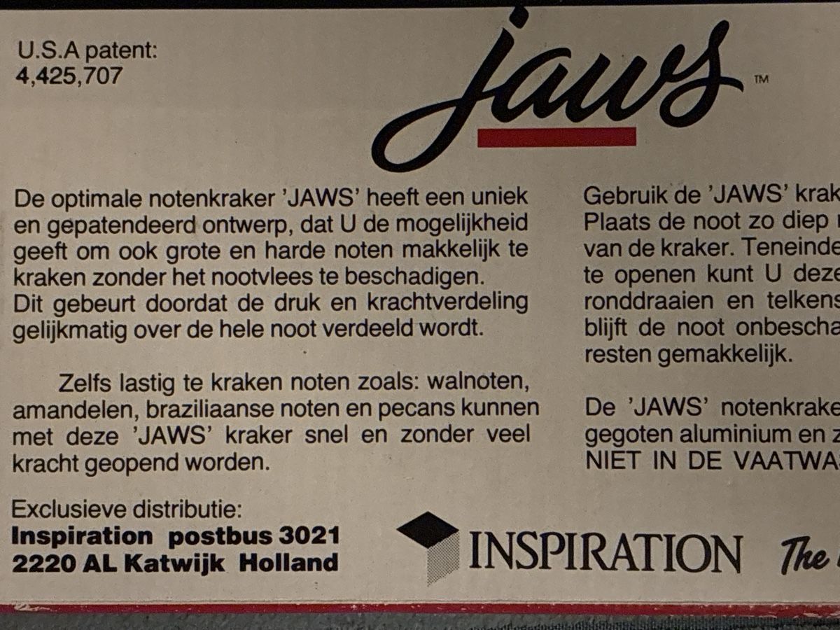 Elettrodomestici da cucina:  Nussknacker von JAWS, Kaufpreis Fr. 30.80 – Nuovo (secondo la descrizione) da Oberrüti venduto da Jomaru 3