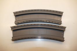 Märklin H0: 2xC-Gleis gebogenes Rampenstück