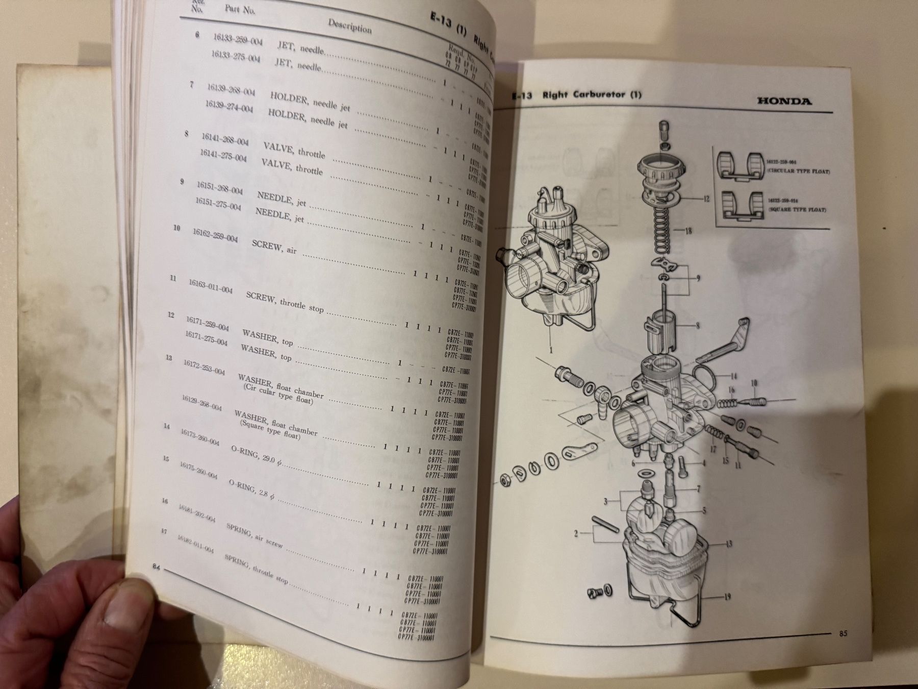 Honda Strada: Honda CB72 , CB77 – Usato da Morrens VD venduto da kawah2 4