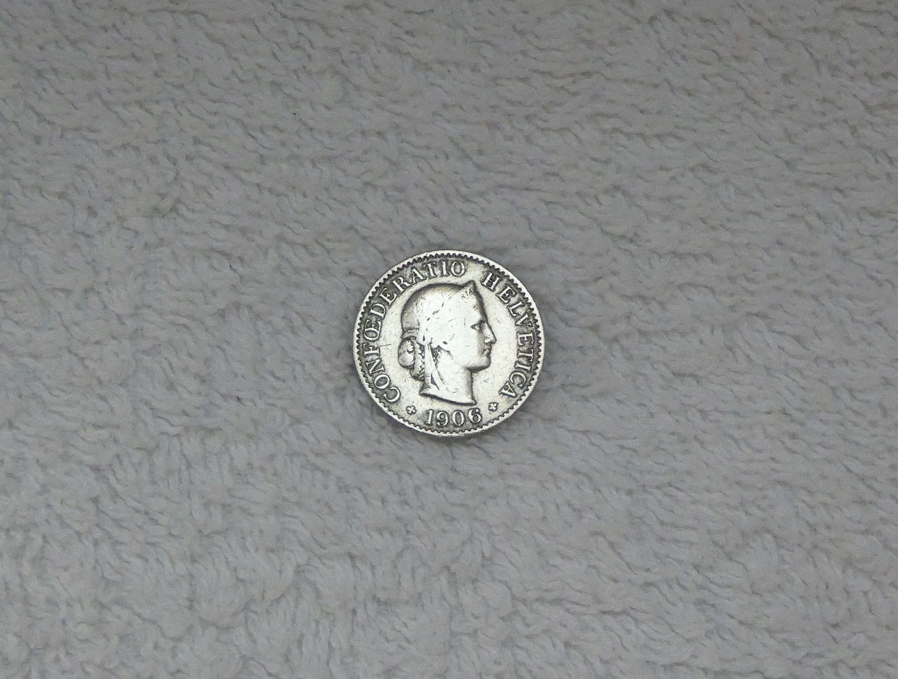 Tutti le monete: 5 centimes/rappen 1906 – Usato da Nyon venduto da Ilmi09