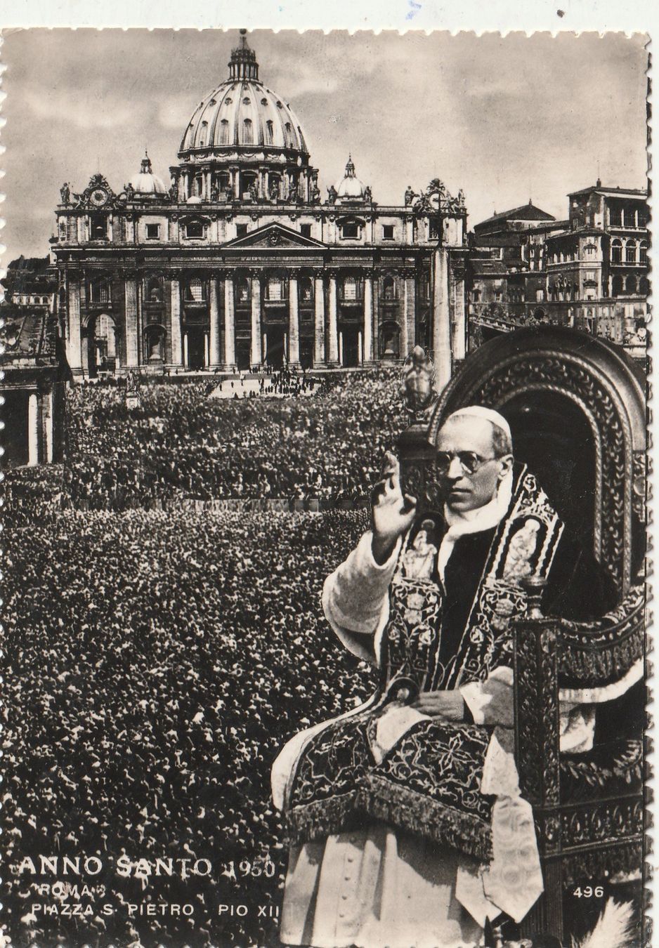 Cartes postales: Papst Pius  XII 1950 – D'occasion à Lumbrein par made02