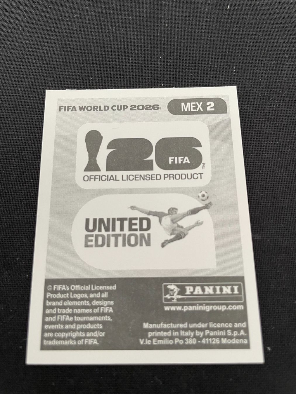 Panini Carte collezionabili: FIFA WM 2026 Sticker MEX 2 – Usato da Fahrwangen venduto da Venez 1