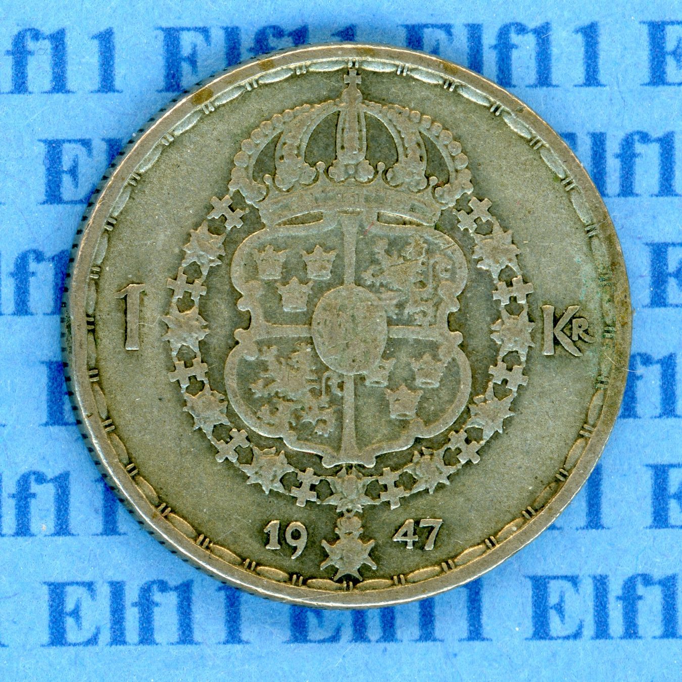 Tutti le monete: SEK___1.00 1947 ss+ 1 Krone – Usato da Widnau venduto da Elf11