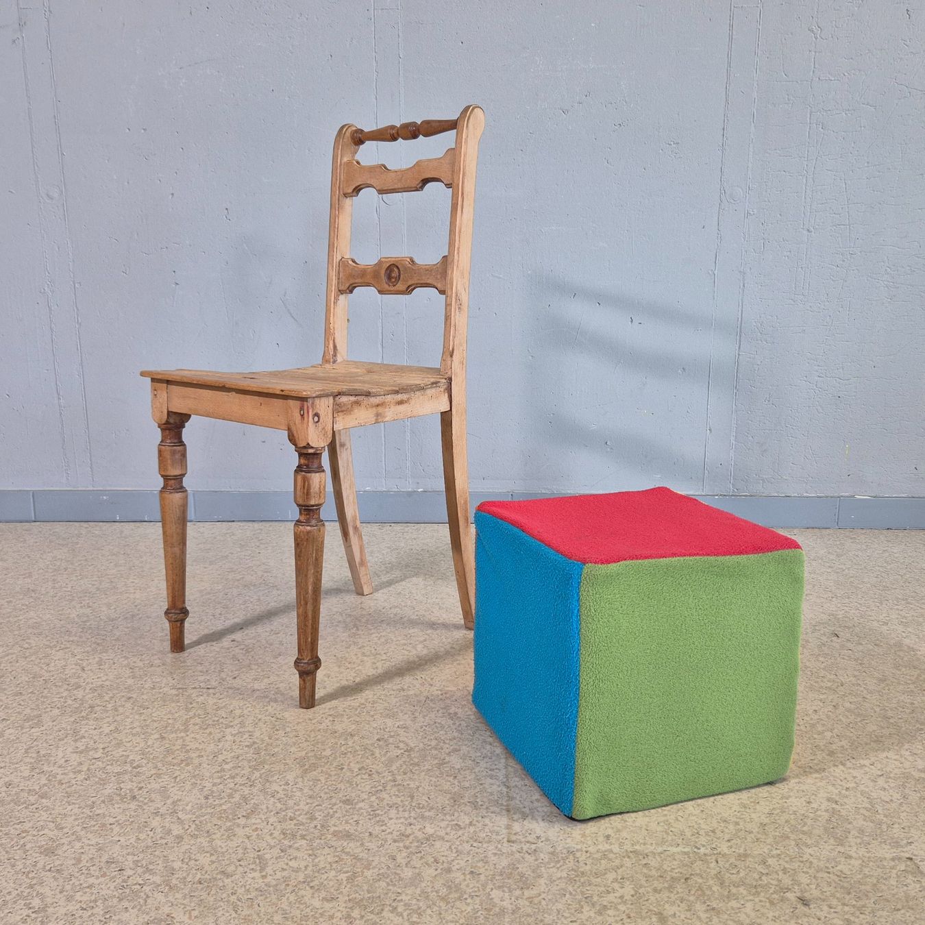 Sgabelli: Pouf Cube Würfel Hocker Polsterhocker Sitzwürfel – Usato da Nottwil venduto da Wondewa-Shop 1