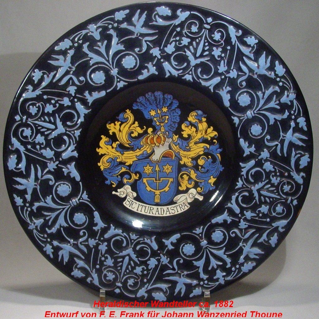 Assiettes: Thoune Heraldischer Wandteller ca.1882 – D'occasion à Bern par Grindelwaldaus
