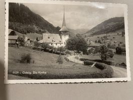 Ansichtskarte Gsteig Die Kirche 