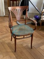 Bidermeier Stuhl mit Wiener Geflecht