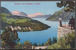 Axenstein  Panorama m. Pilatus  1909