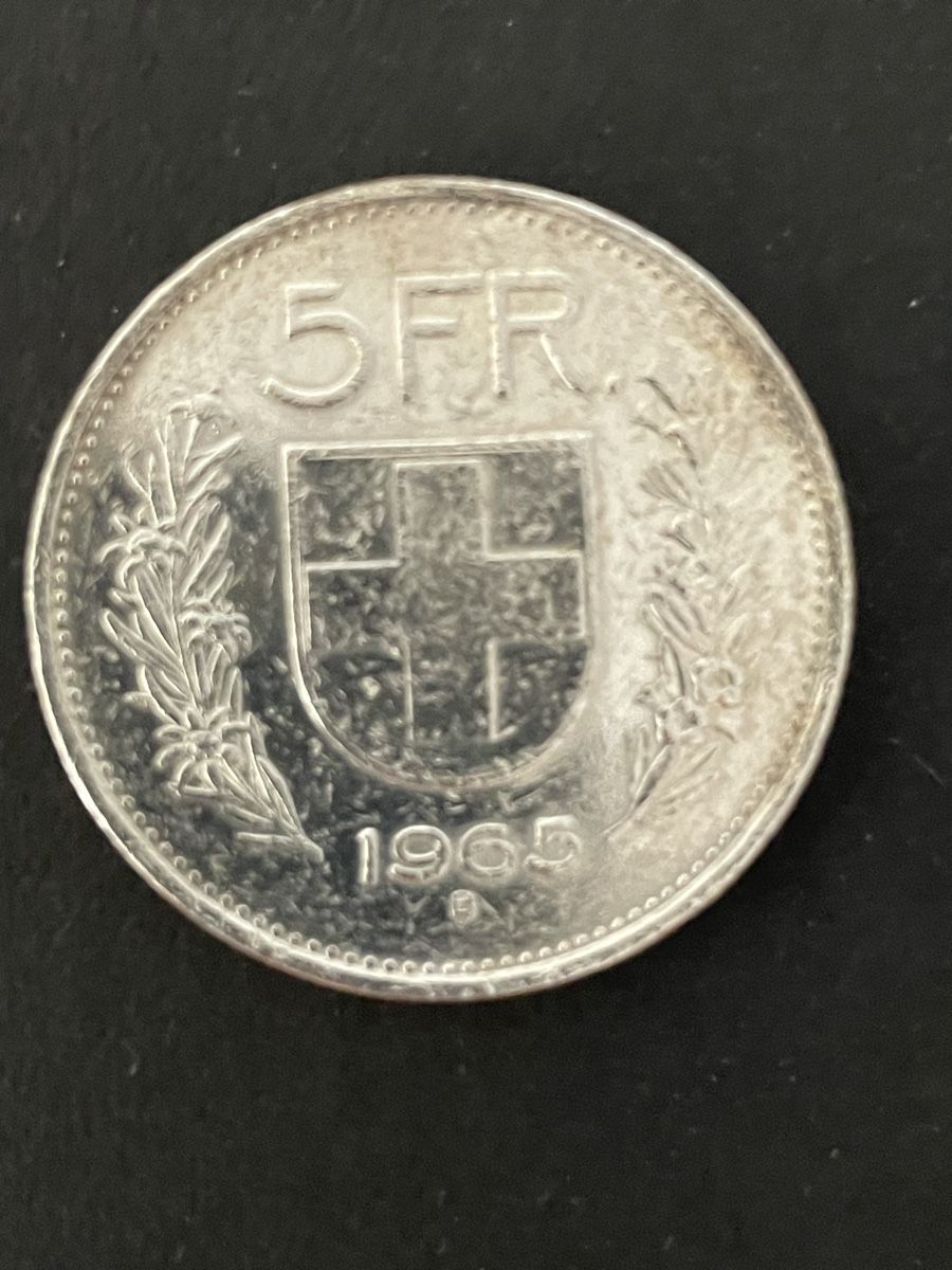 Alle Münzen: 5.- Silber CH Jahr 1965 – Gebraucht aus Meierskappel von Hala03 2