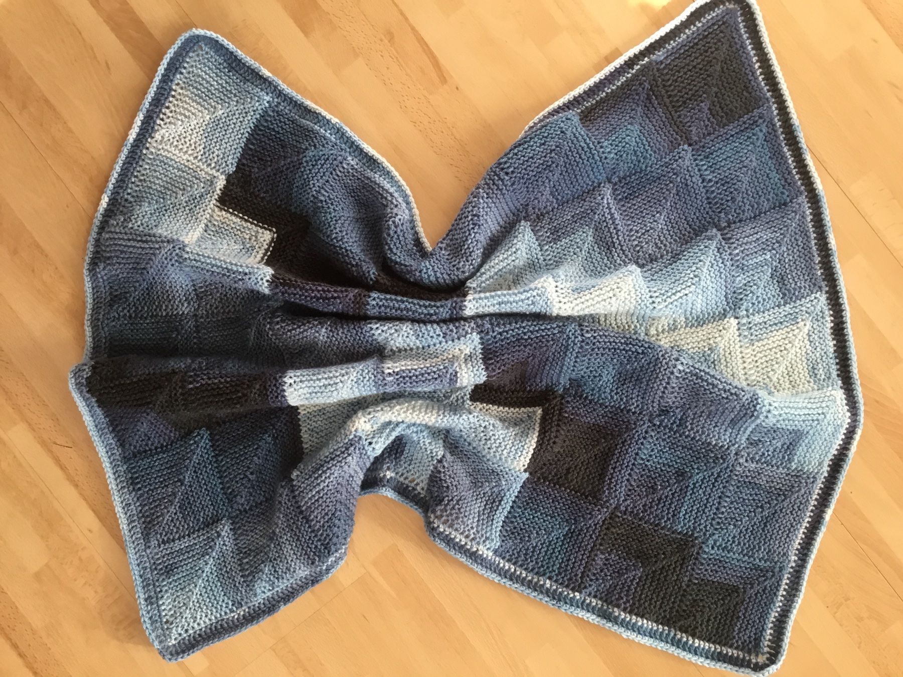 Coperte: Babydecke Blautöne – Nuovo e nell'imballaggio originale da Arch venduto da Hexenbesen17