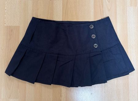 Neuw. Jeans Micro / Mini Rock - schwarz - Grösse XS/S