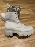 Stiefeletten, hellgrau, Grösse 36