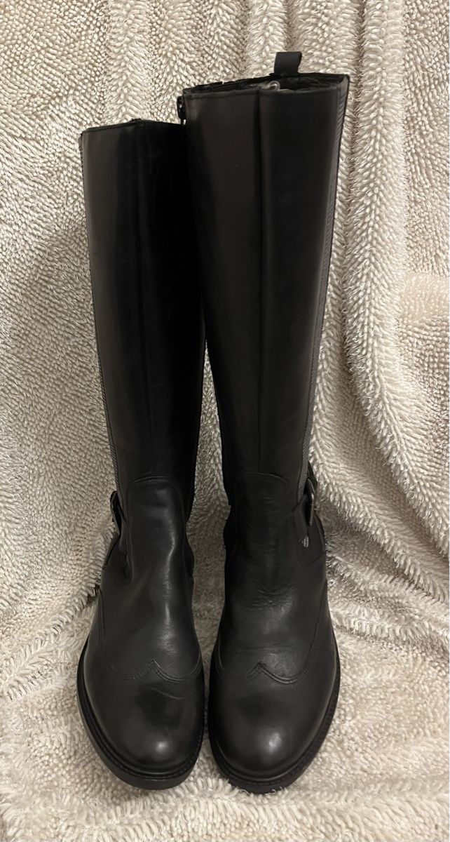Damenschuhe: Edle Echtleder Damen Stiefel Gr 37 neu – Gebraucht aus Arboldswil von Sonnenelfe 1