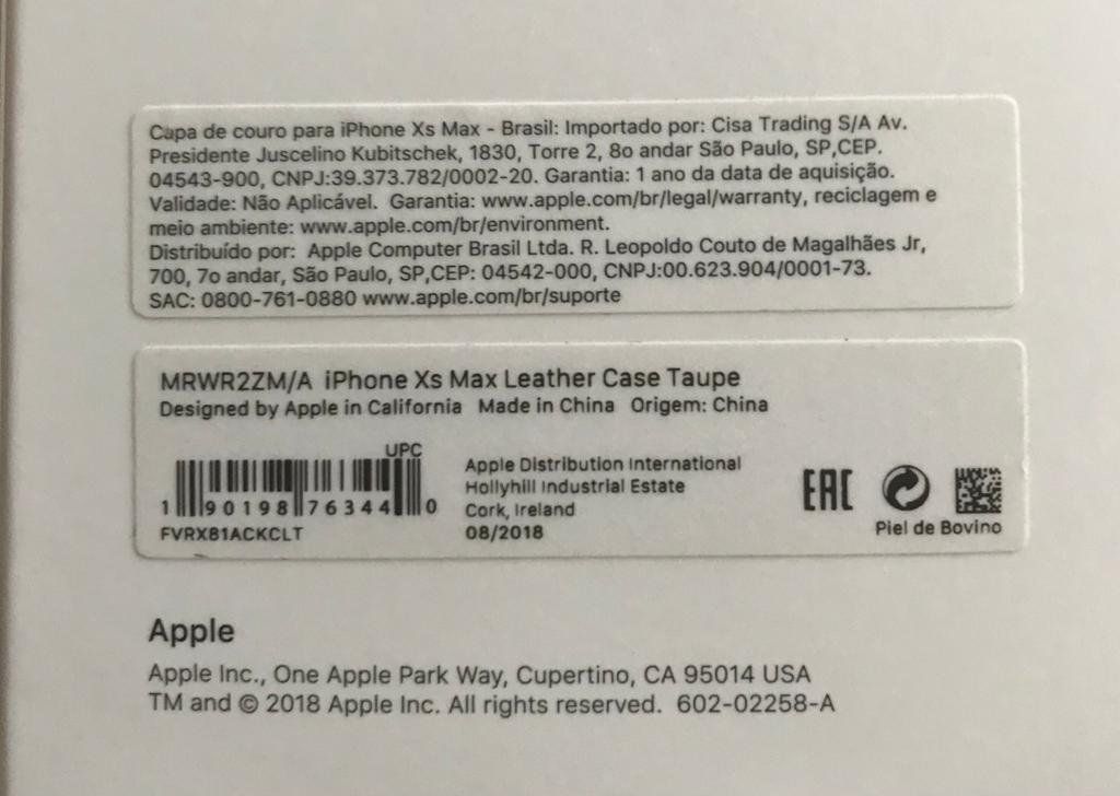 Apple Cover & Protezioni schermo: Apple - iPhone Xs Max Echtleder Hülle Taupe – Nuovo (secondo la descrizione) da Bassersdorf venduto da maga1g 3