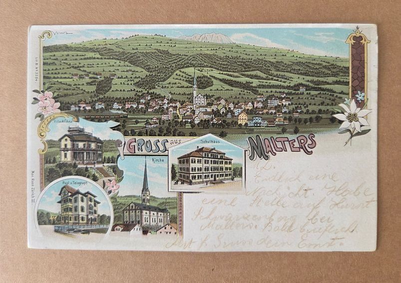 Cartoline postali: AK Ansichtskarte Litho Gruss aus Malters Luzern – Usato da Schenkon venduto da Uhu007