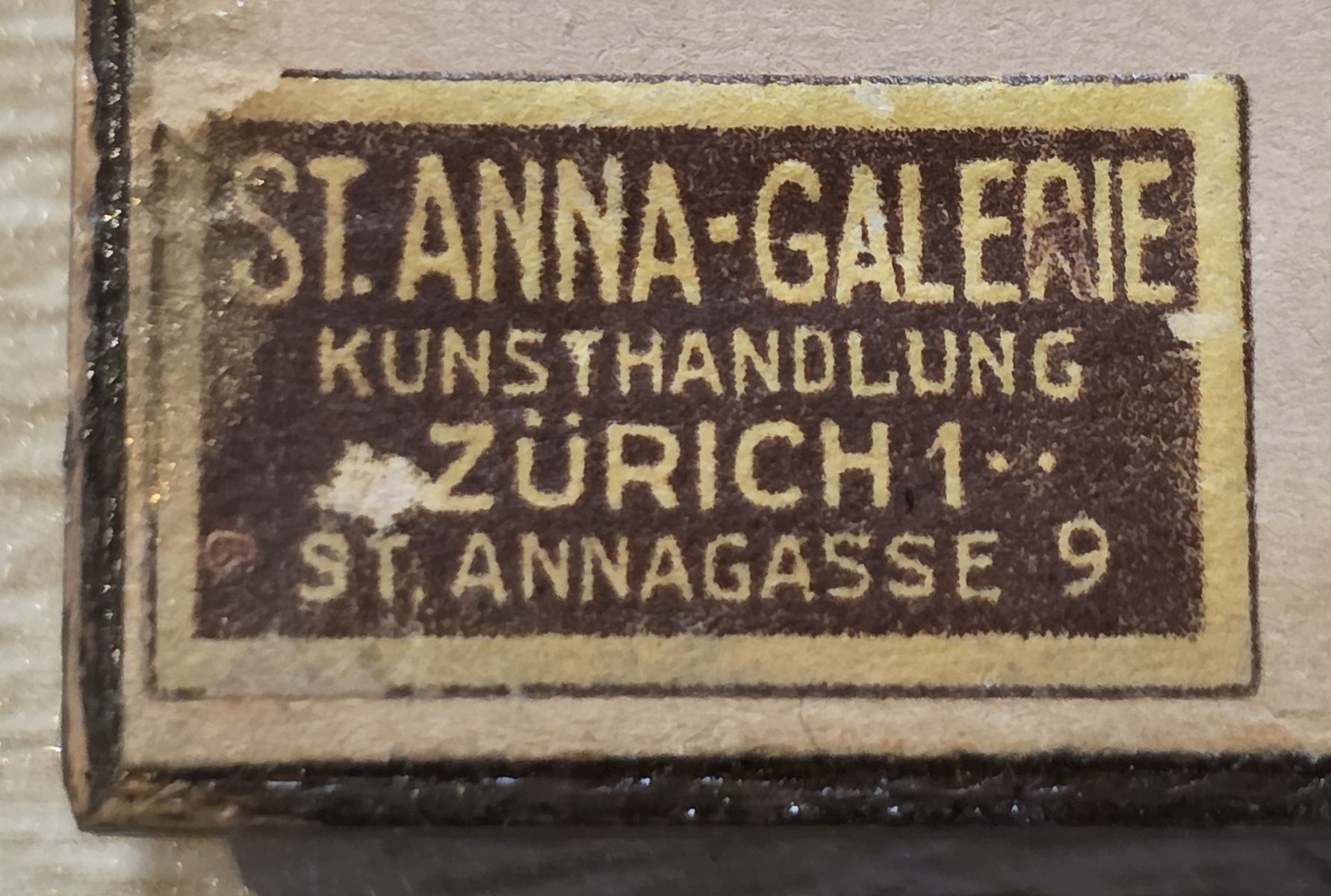 Dipinti: Paul Meier Gedecktes Brüggli 1950 – Usato da Rohrbach venduto da lod_m58r 3