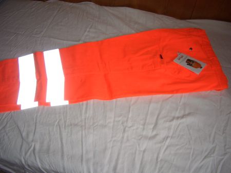 Arbeitshose Orange reflektierend Grösse 54 neu
