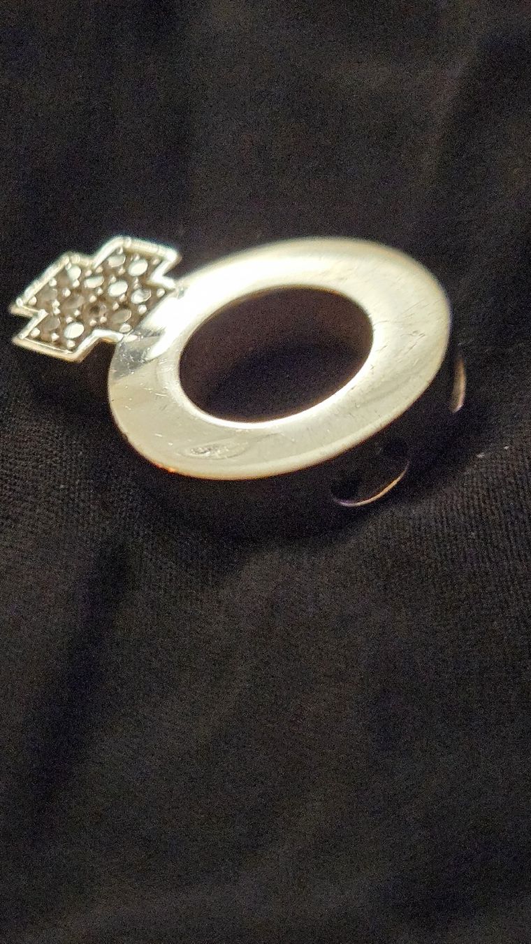 Ciondoli: beau pendentif argent et zircon – Usato da Lausanne venduto da Angelite 2