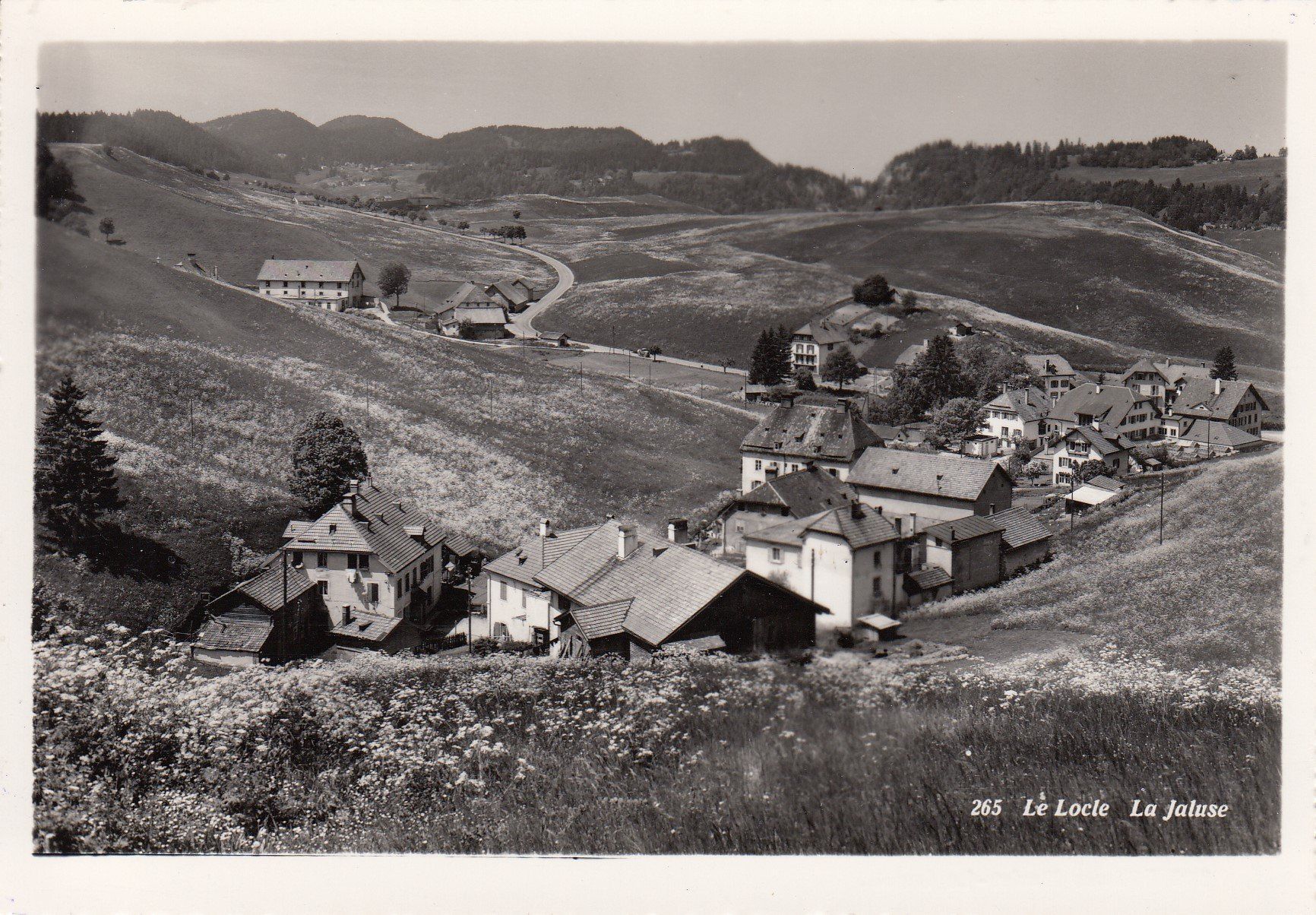 Cartoline postali: La Jaluse  NE  près Le Locle – Usato da Brig venduto da Valcards54