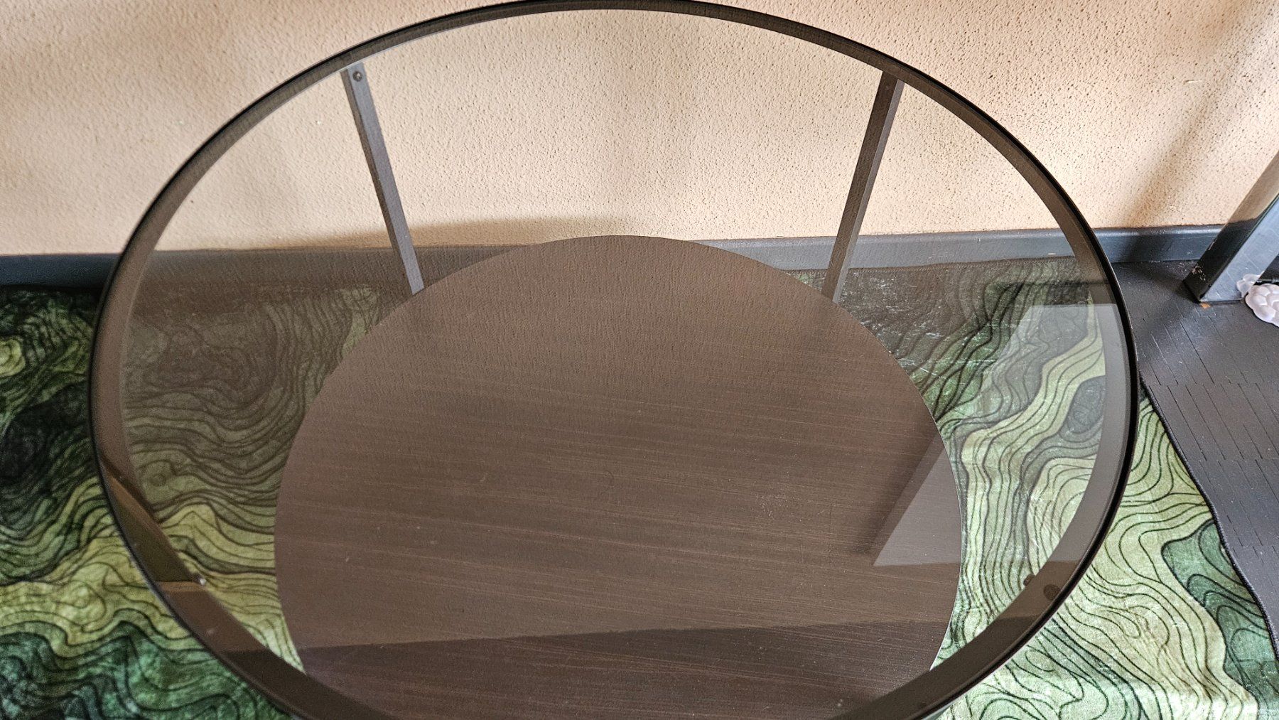 Tische: Glas-Couchtisch Rund 75cm Durchmesser – Gebraucht aus Basel von True_Hofer_Store 1