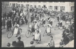 Rheinfelden Festumzug beim Gasthaus zum Ochsen