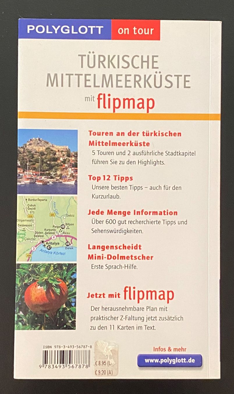 Bücher: TÜRKISCHE MITTELMEERKÜSTE / POLYGLOTT – Gebraucht aus Nussbaumen AG von schuba2000 2
