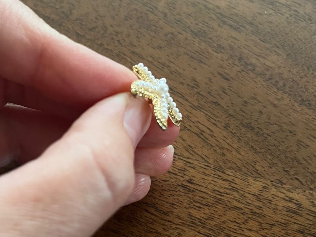 Orecchini pendenti & Orecchini a lobo: Ohrstecker Seestern mit Perlen - Sommer Schmuck! – Nuovo e nell'imballaggio originale da Gams venduto da Mariawicca 4