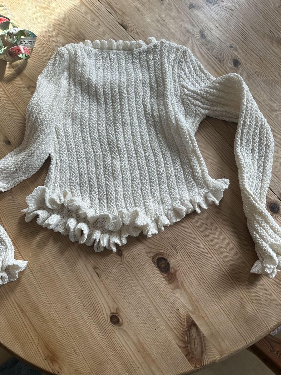 Shein Maglioni & Felpe: Shein Strickjacke, Rüschen, Gr. XS, – Usato da Schöfflisdorf venduto da Katrins02 3