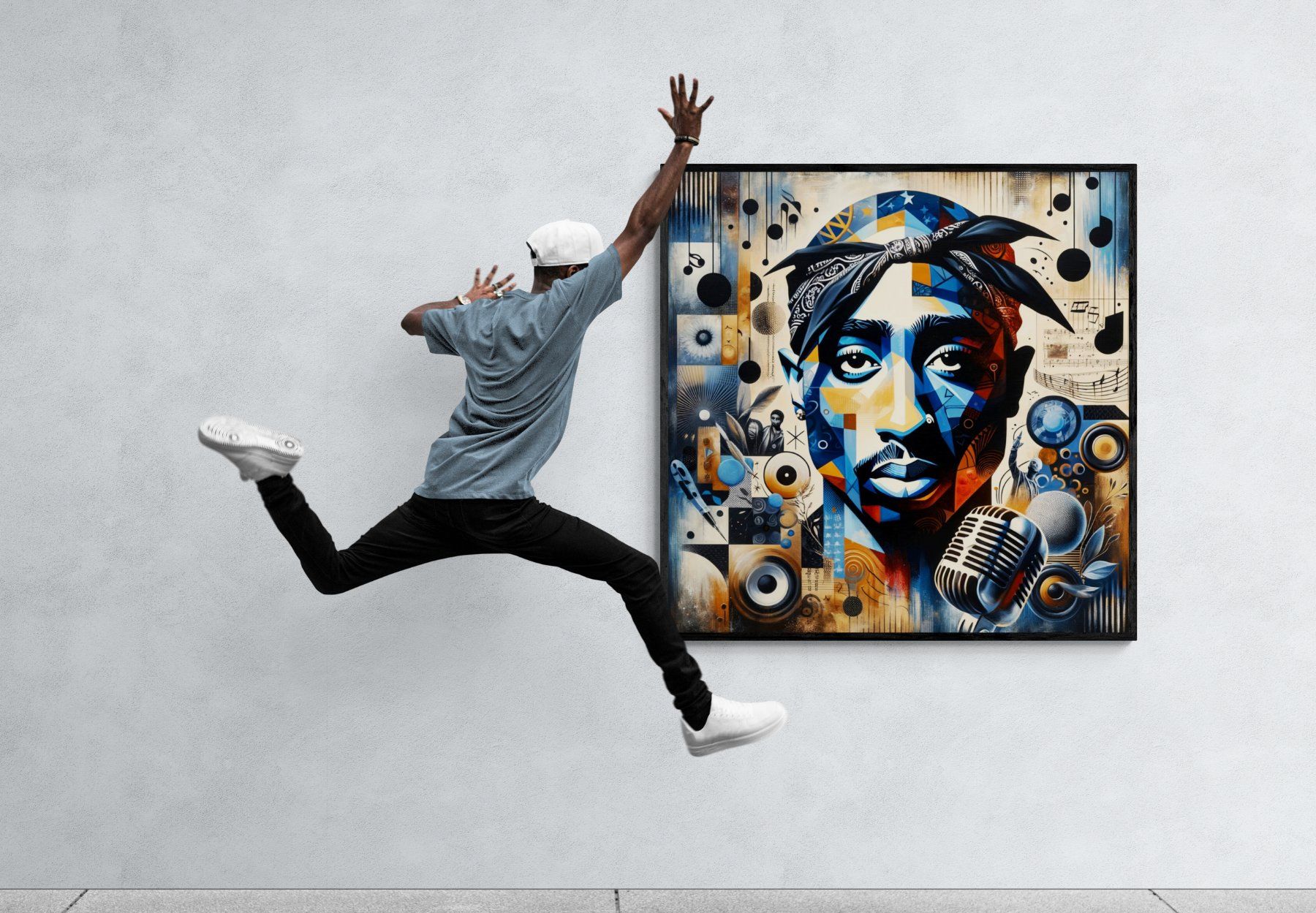 Gemälde: Tupac the Master – Neu und originalverpackt aus Hergiswil NW von WonderprintsCH 1