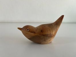 Vintage Vogel aus Holz