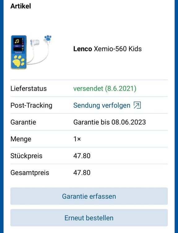 MP3-Player / Xemio-560 Lenco Ricardo auf Kaufen Kids 