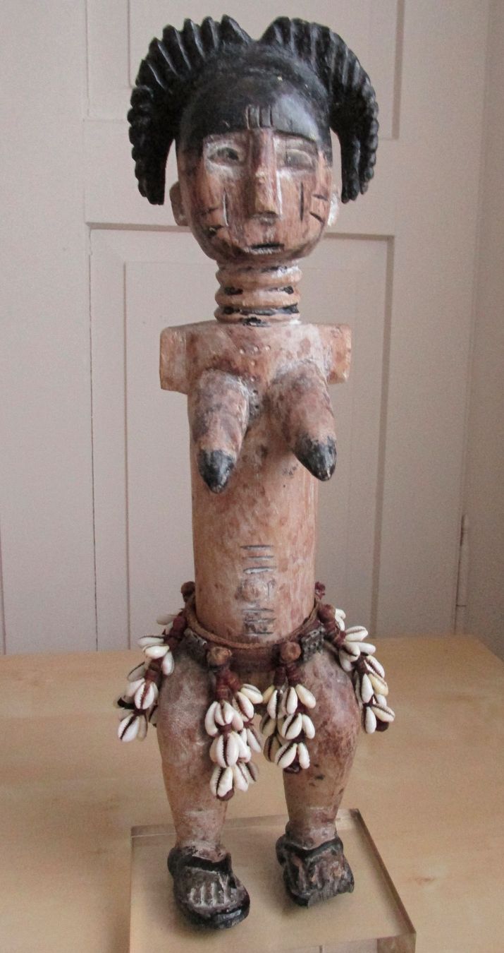 Sculture & Statue: Frauenfigur aus Holz auf Plexiglaspodest / Afrika – Usato da Winterthur venduto da mat_q5d5 6