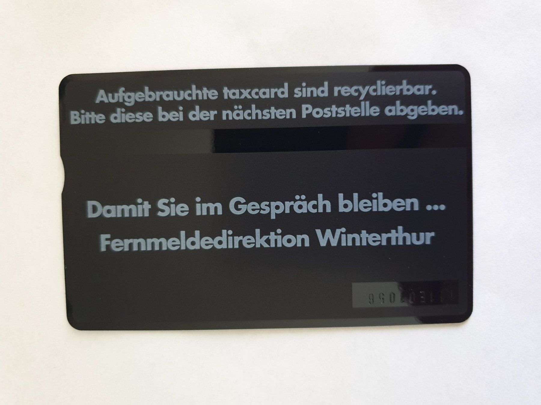 Schede telefoniche: FD Winterthur 111E ungebr – Usato da Rain venduto da chesz 1